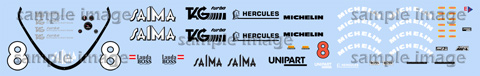 1984 McLaren MP4-2 Decals 1984 McLaren MP4-2 Decals
